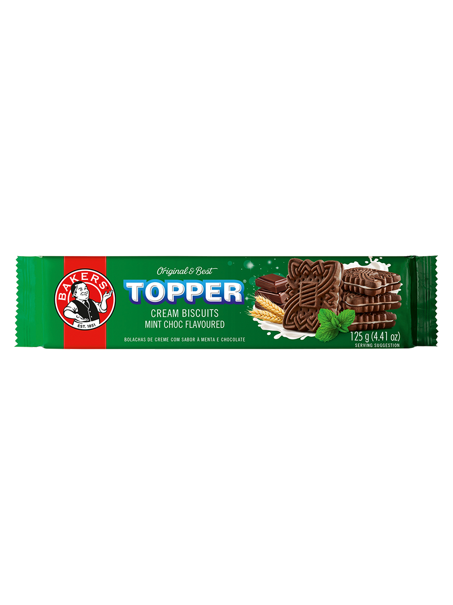 Bakers Toppers Chocolate Mint Biscuits