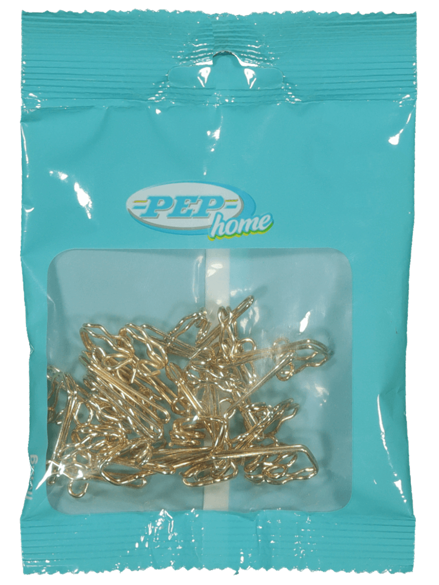 25-pack Brass Hooks