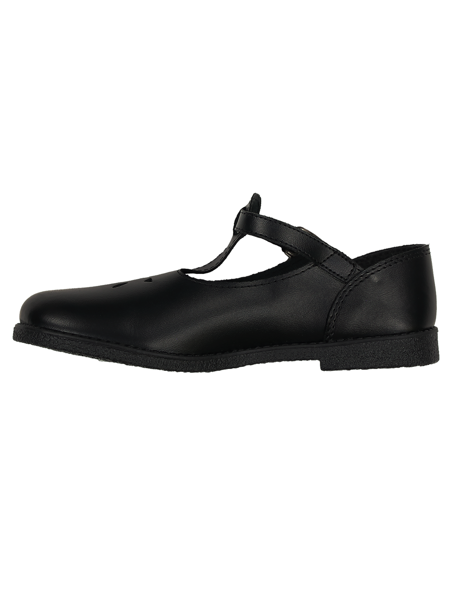 Girls Leather School Shoe