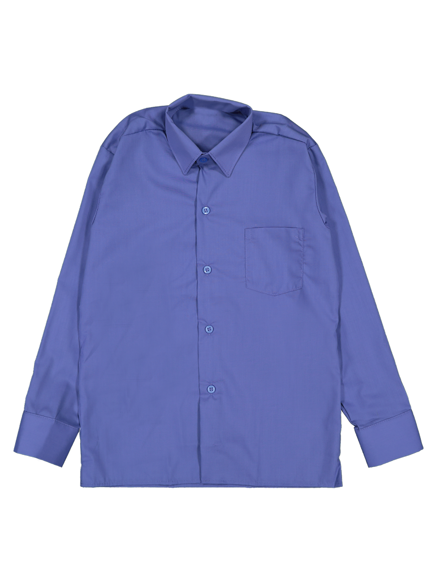 Long Sleeve Primary Raised Collar Shirt