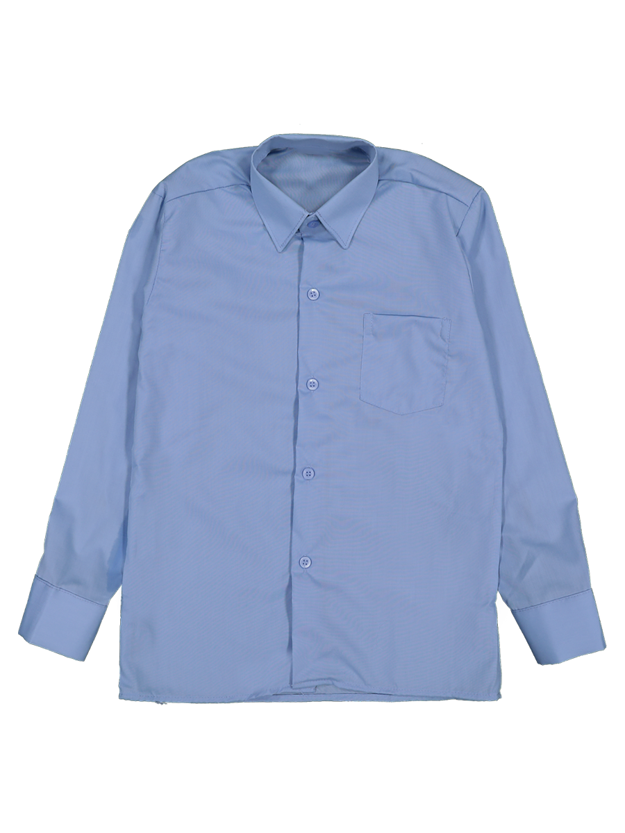 Long Sleeve Primary Raised Collar Shirt