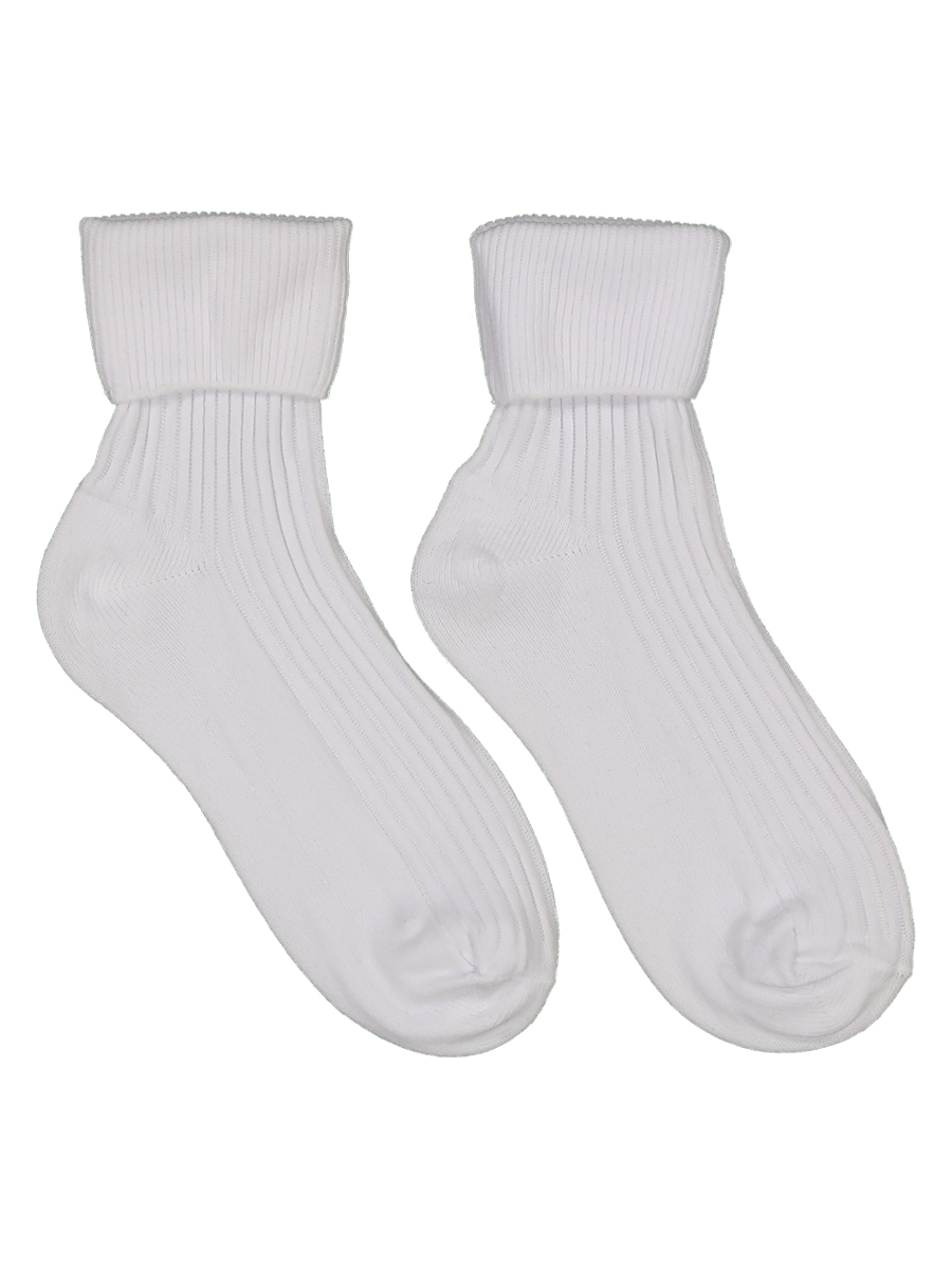 Girls White School Anklet