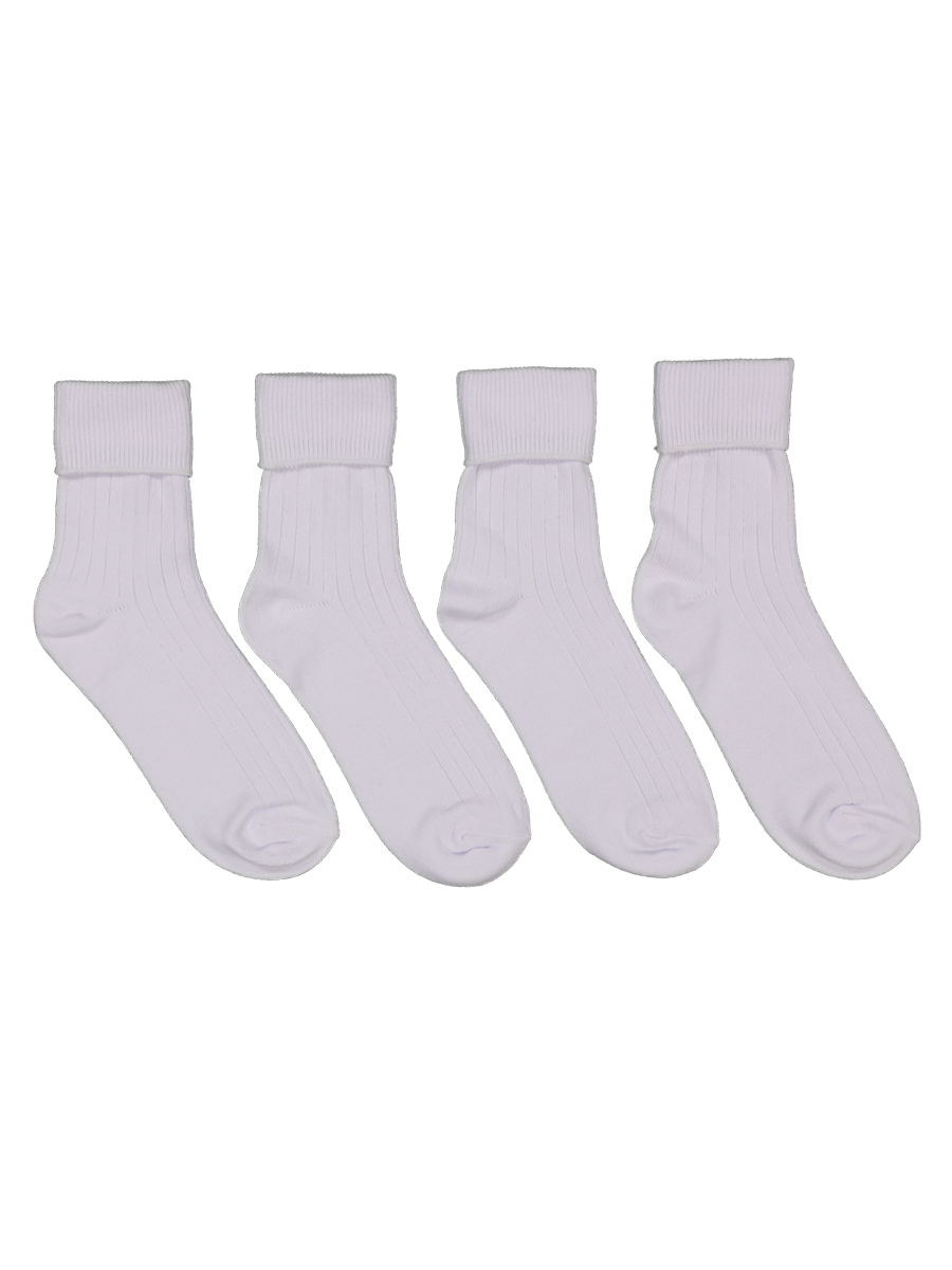 2Pk  Girls White Anklet