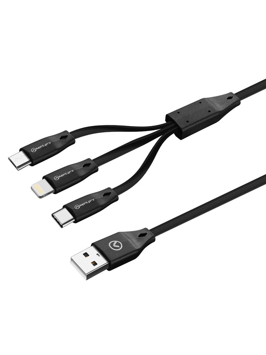 Amplify 3-In-1 Charging Cable