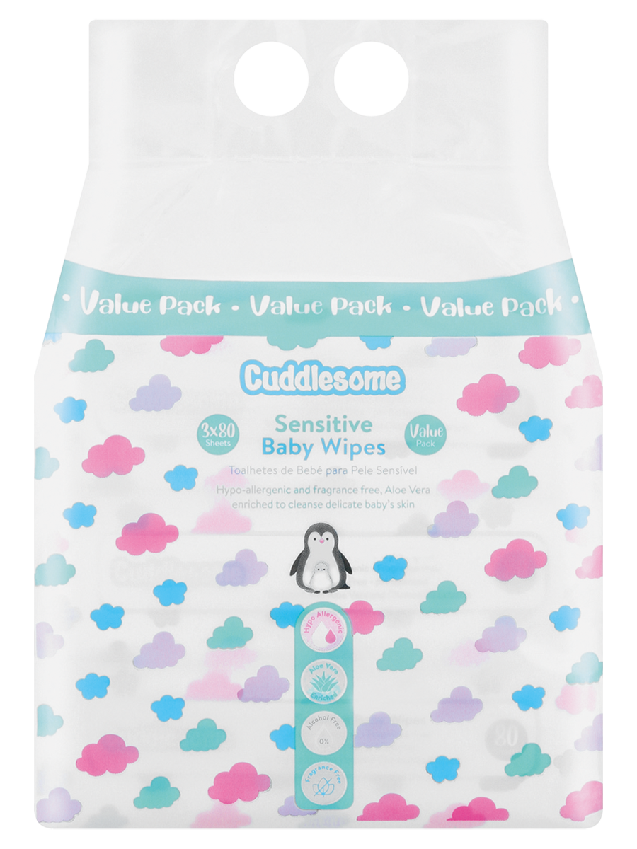 Cuddlesome Sensitive Wipes