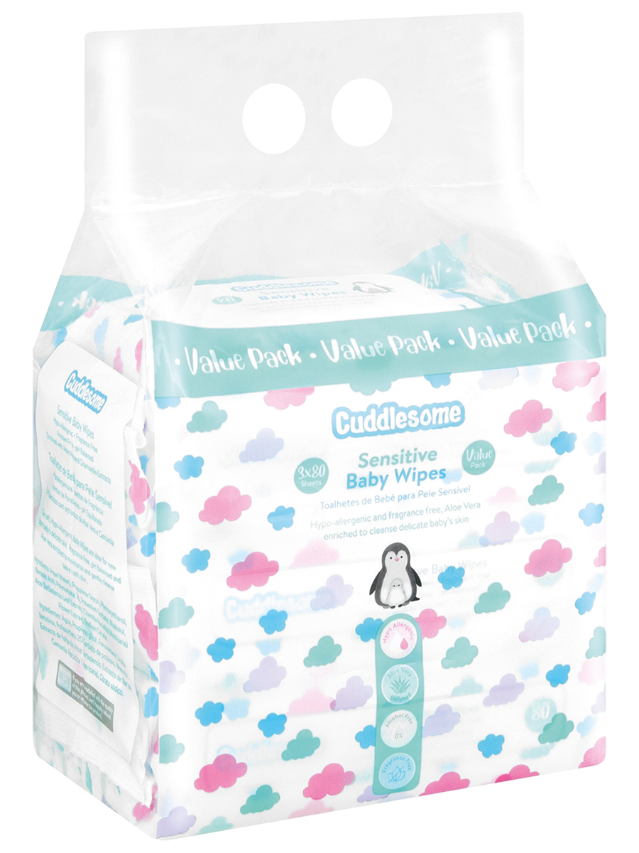 Cuddlesome Sensitive Wipes
