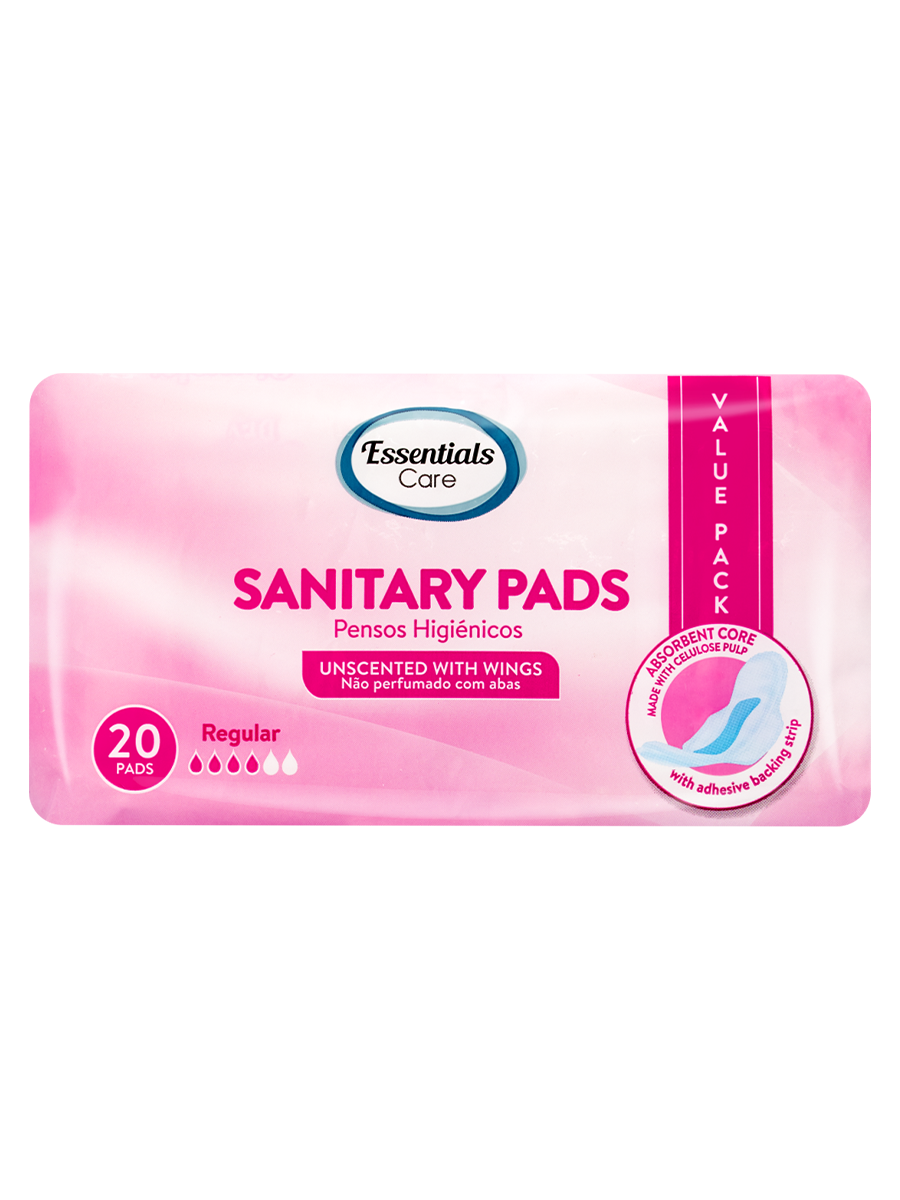 ESSENTIAL CARE THICK SANITARY PADS WITH WINGS