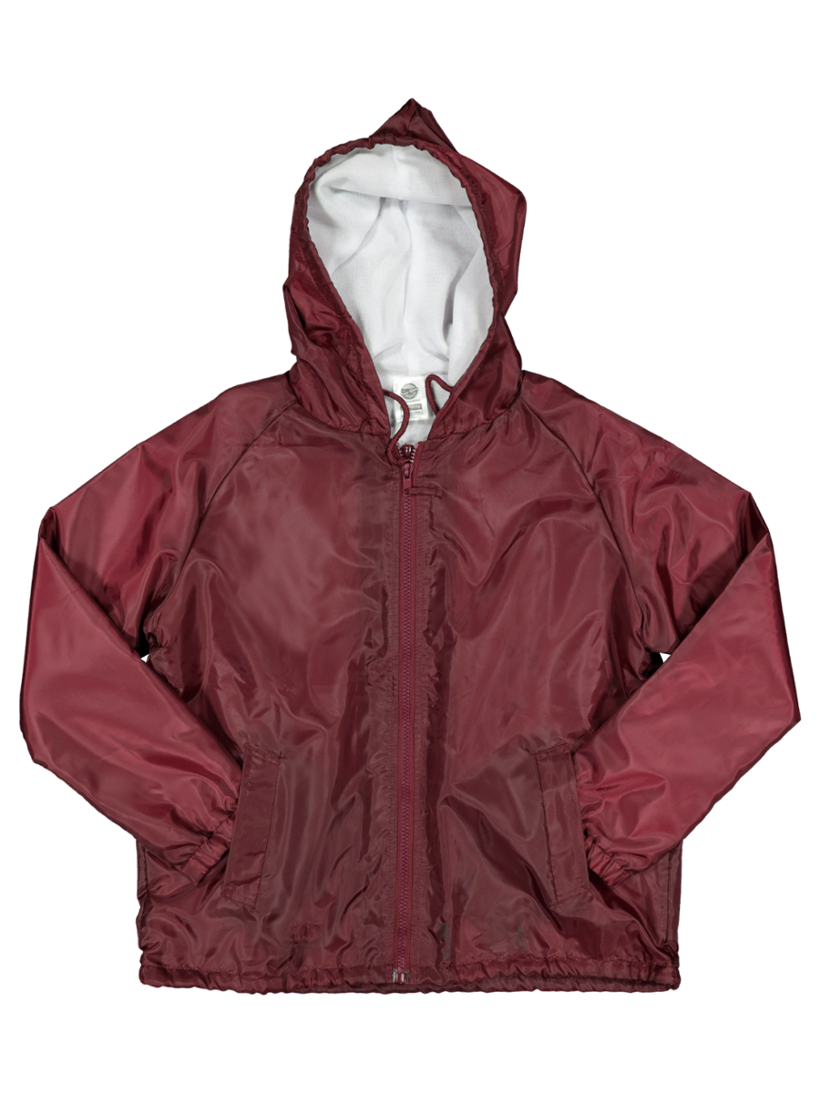 School Rainjacket Maroon