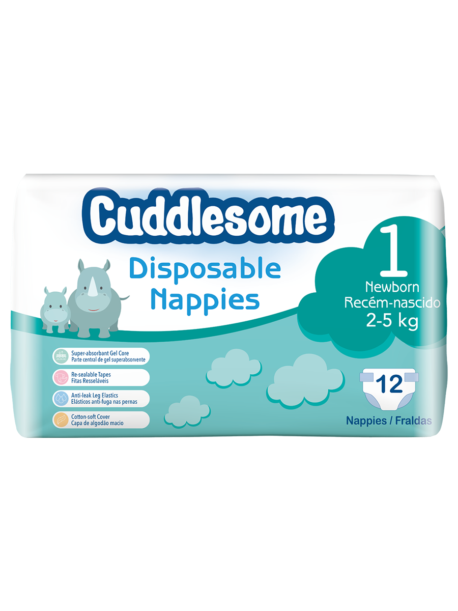Cuddlesome Travel Pack Nappies