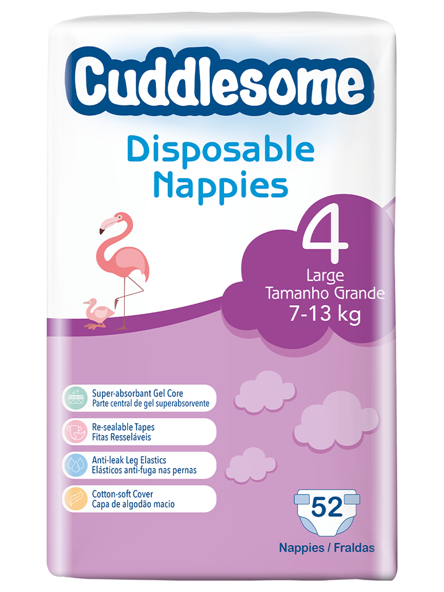 Cuddlesome Value Pack Nappies