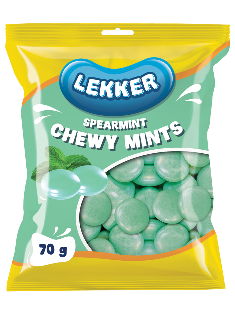 Lekker Spearmint Chewy Mints
