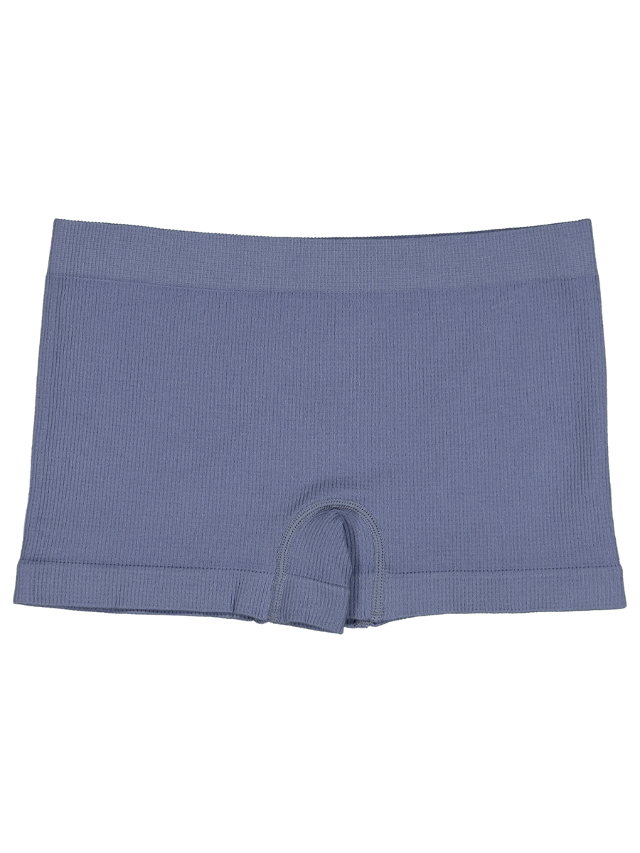 Blue Ribbed Seamless Boyleg