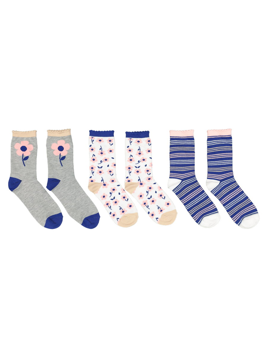 Graphic Crew Socks 3 Pack