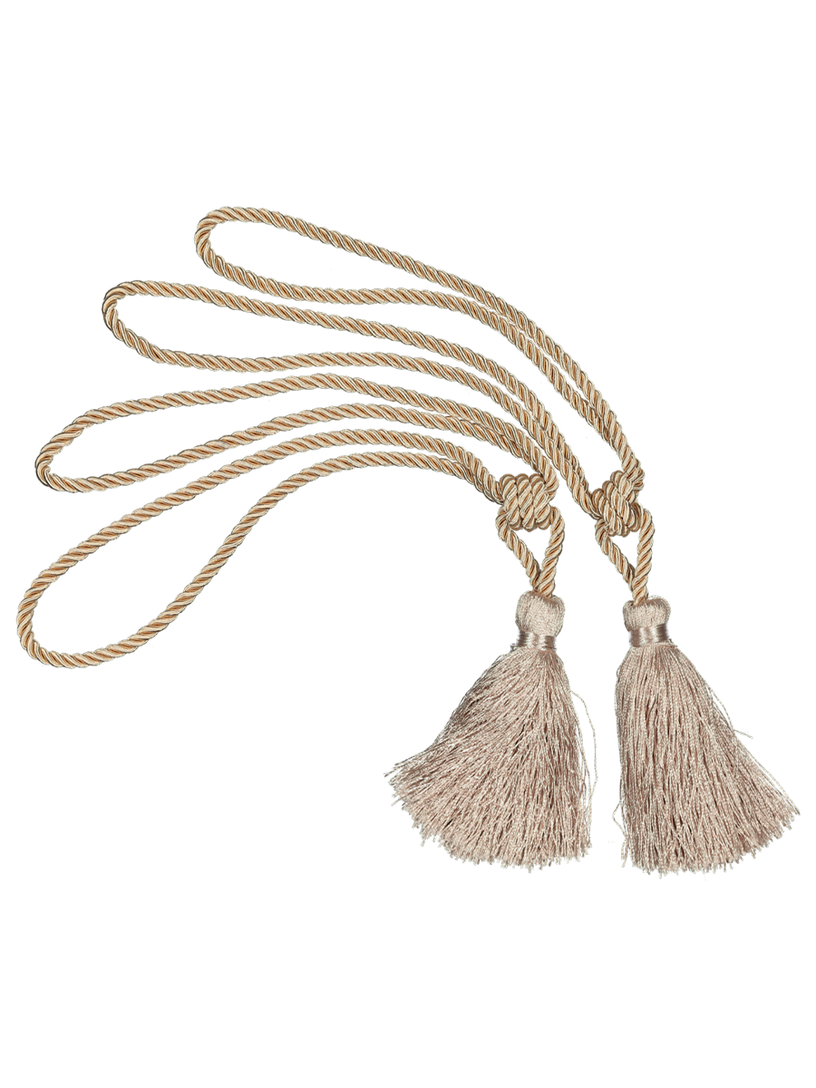 Gold Tassel Curtain Tie Backs