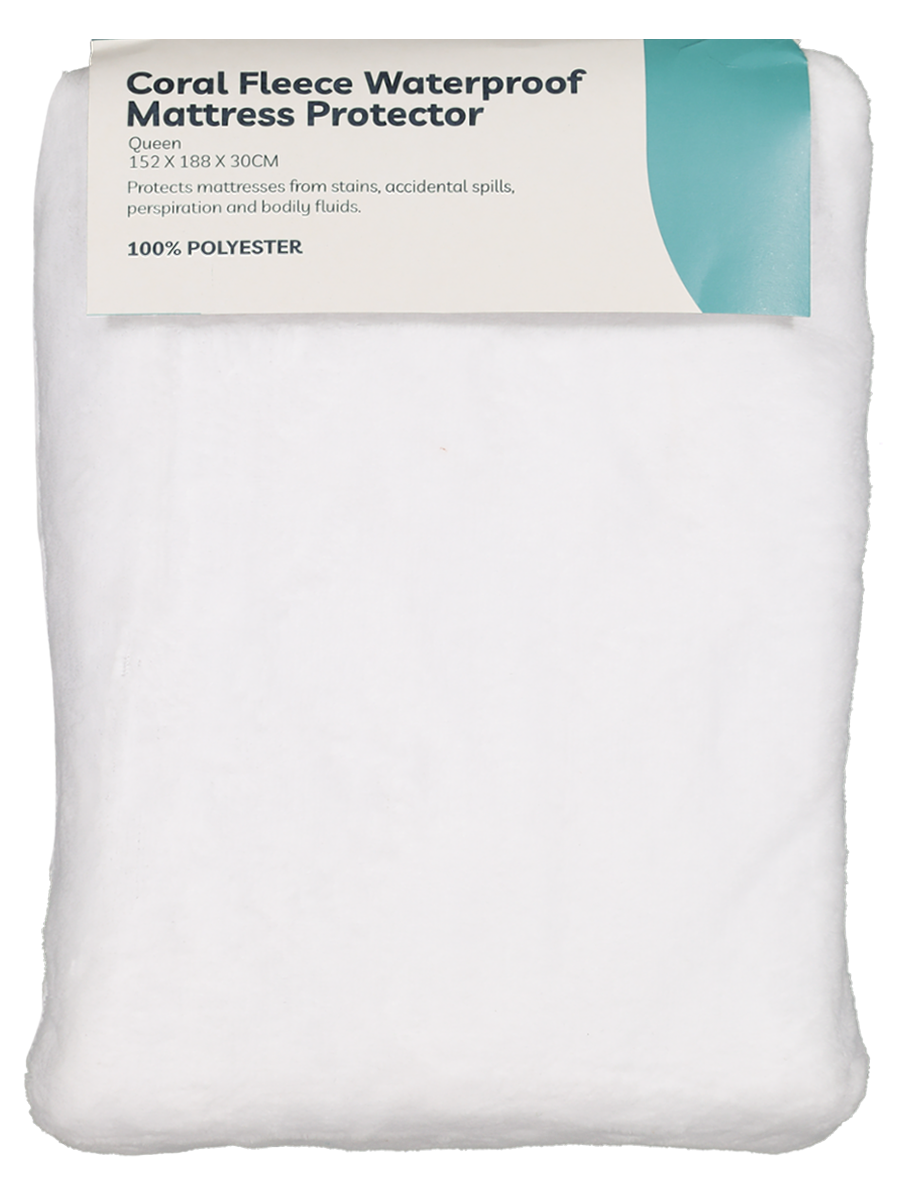 Qb Coral Fleece Waterproof Mattress Protector