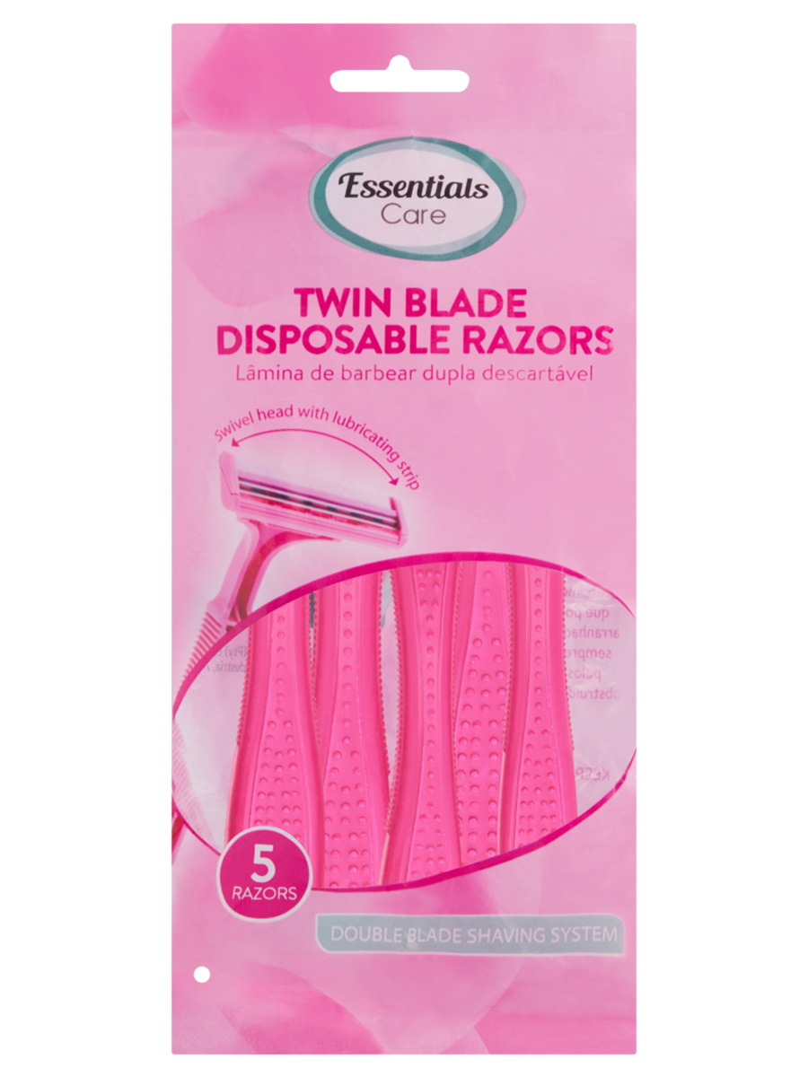 ESSENTIALS CARE DISPOSABLE LADIES RAZOR 5S