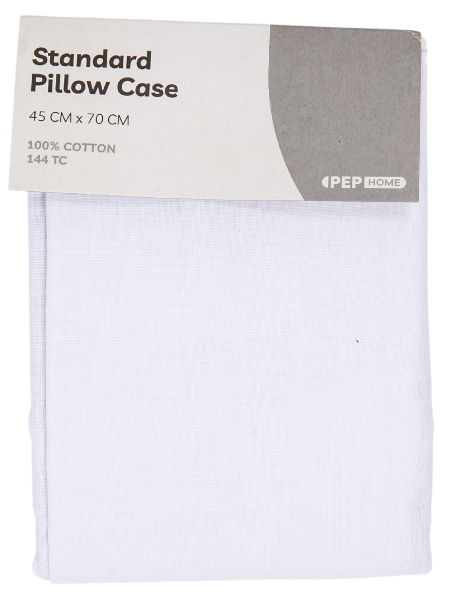 White Cotton Pillowcase