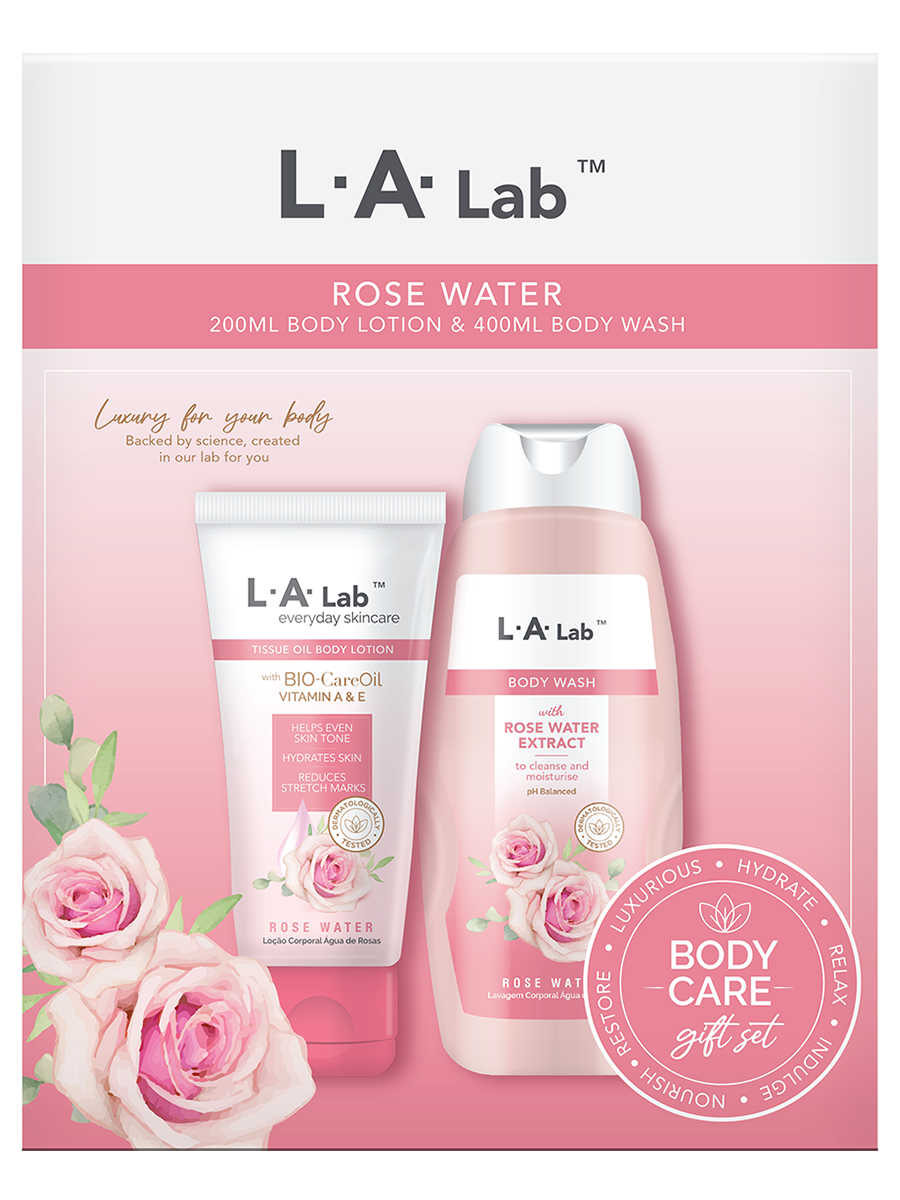 L.A. Lab Body Wash And Body Lotion Gift Set
