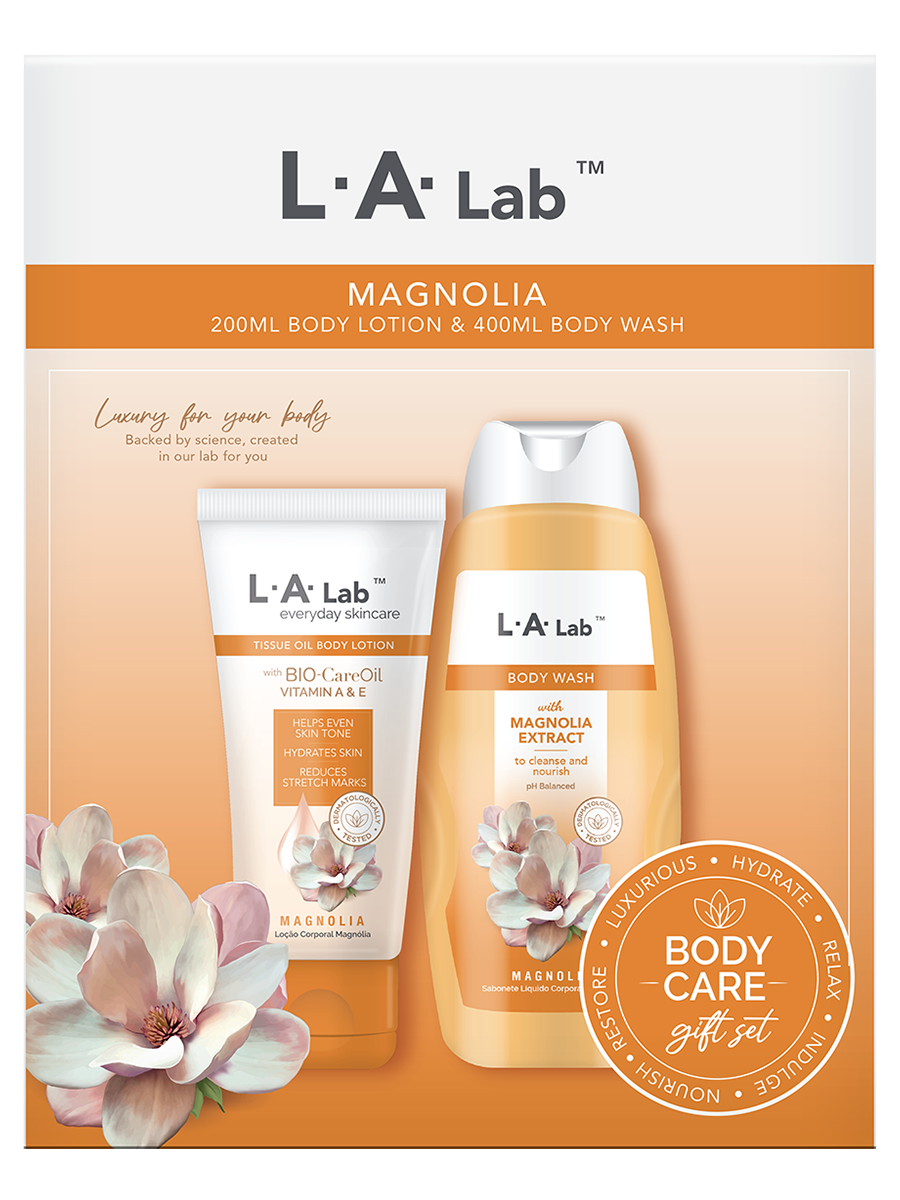 L.A. Lab Body Wash And Body Lotion Gift Set