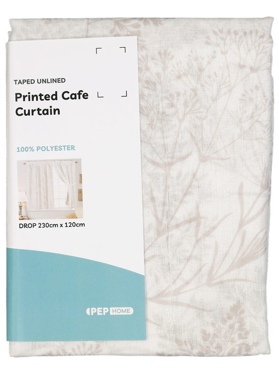 Cafe Printed Linen Natural