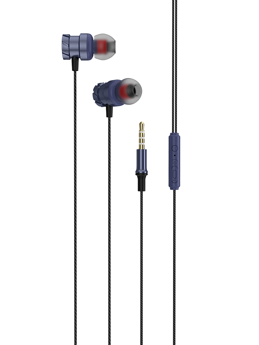 Funki Metallic Gun Metal Earphones