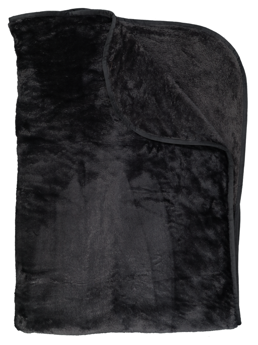 Plush Flannel Double Charcoal