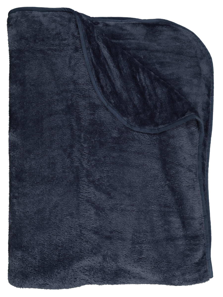 Plush Flannel Double Navy