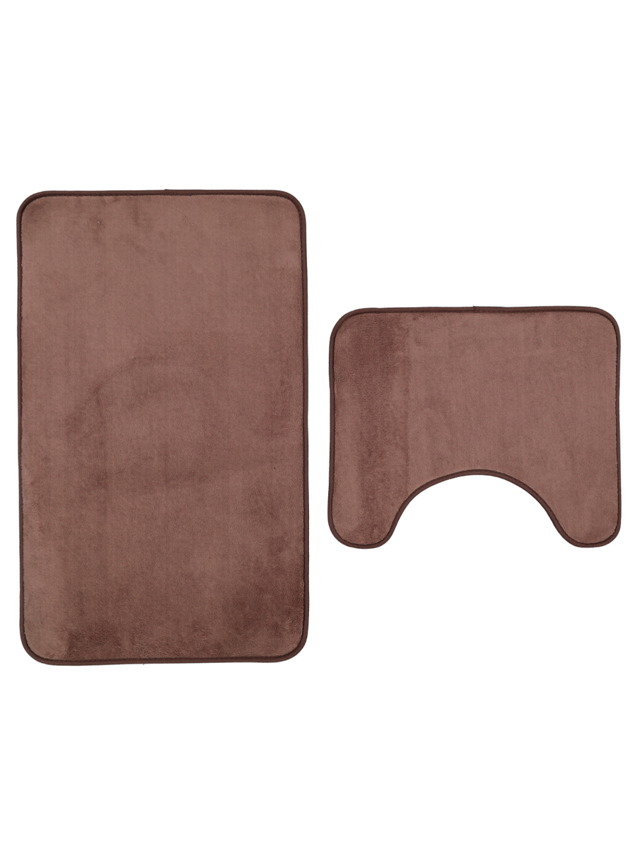 2 Piece Foam Mat Set Taupe