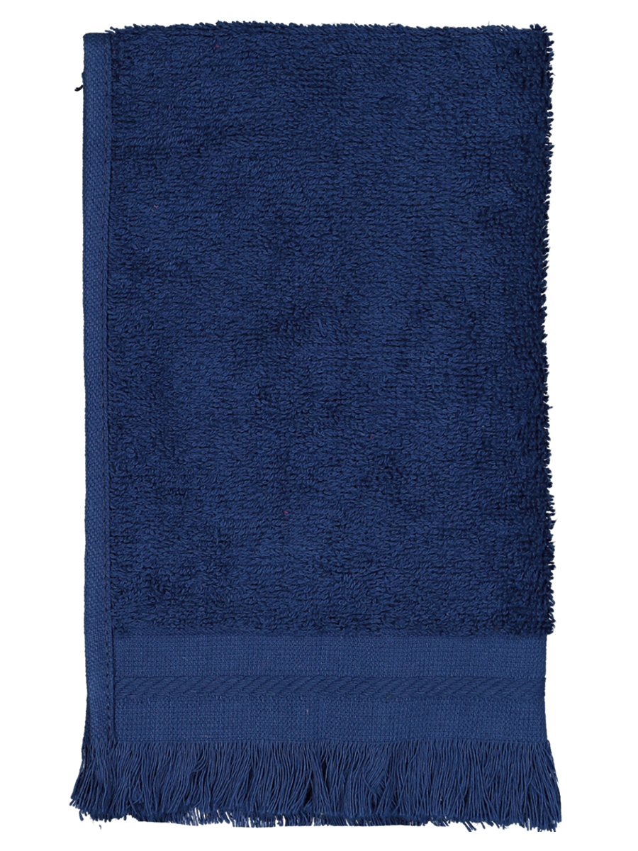 Fringed Guest Towel Estate Blue