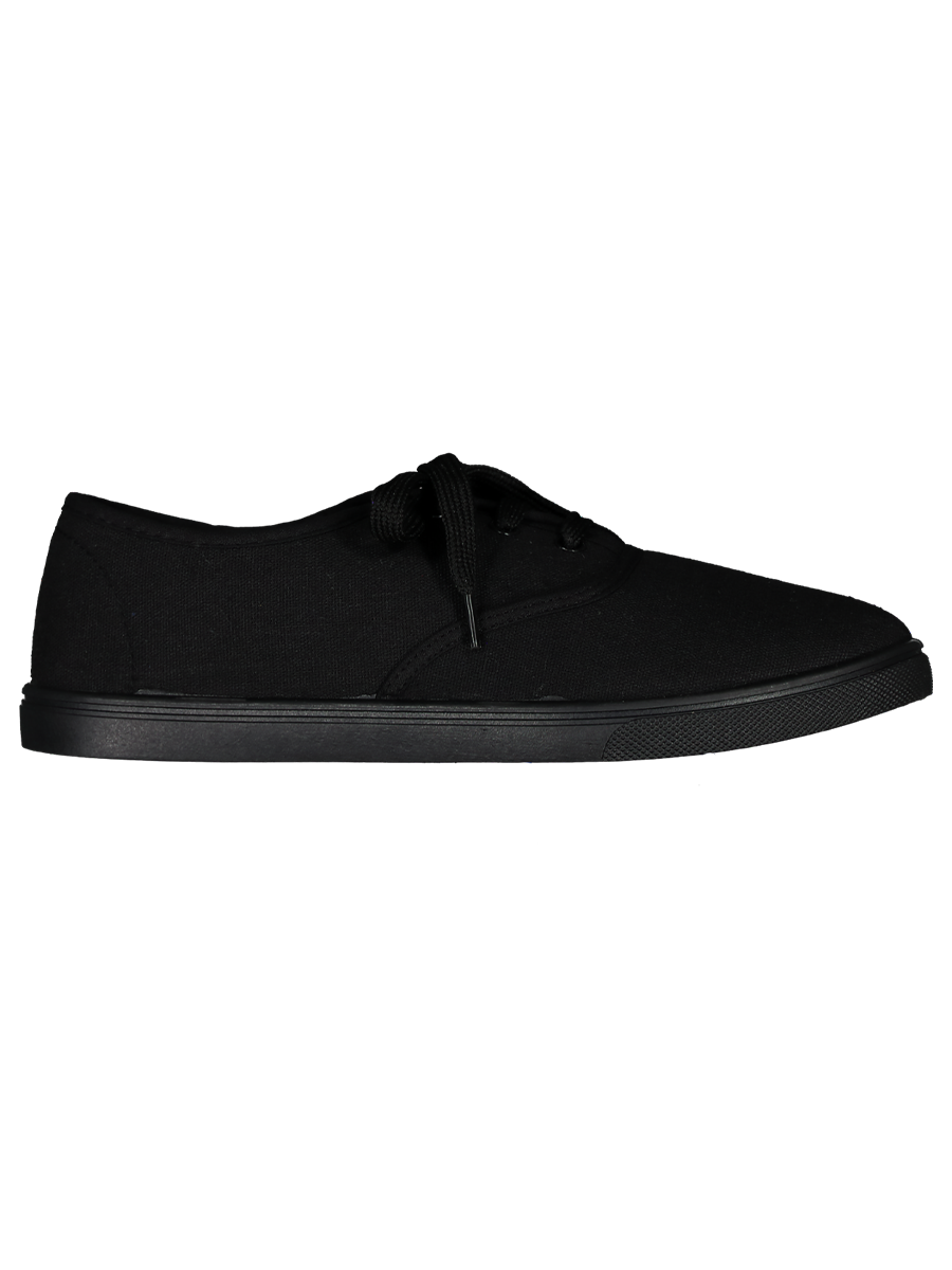 Black Canvas Sneakers