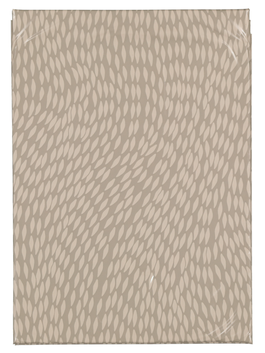 Natural Monochrome Printed Tablecloth