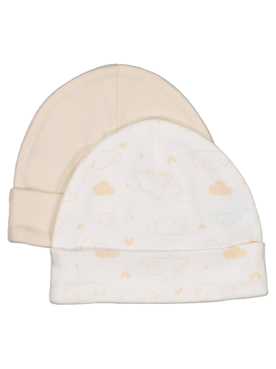 Newborn Plain Hat 2 Pack