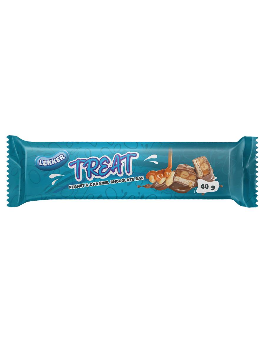 Lekker Peanut And Caramel Chocolate Bar
