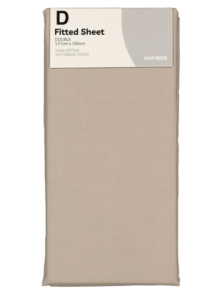 Natural Cotton Fitted Sheet