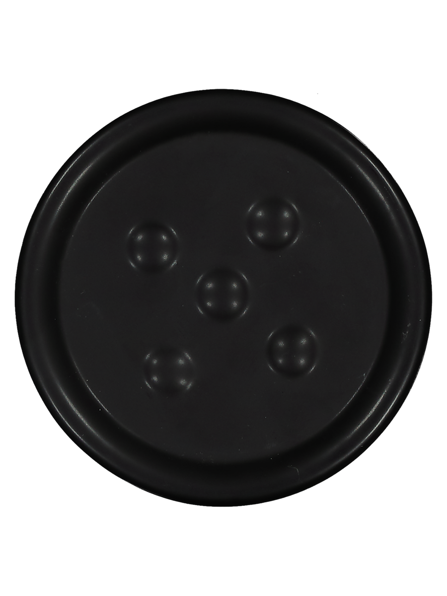 Black Ceramic Soap Dish