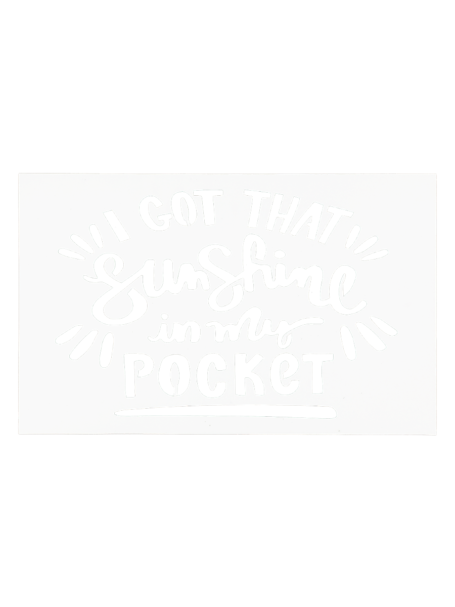 Sunshine Wall Stencil