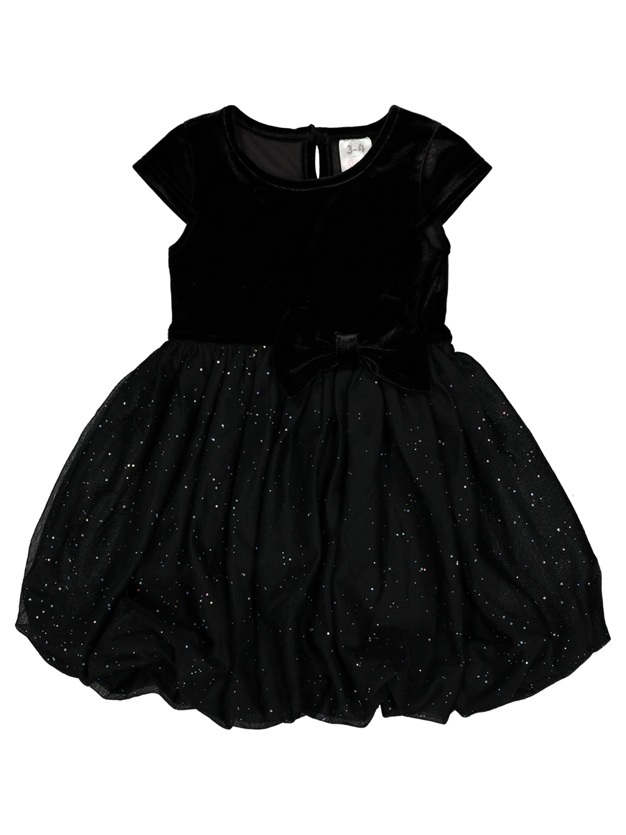 Tulle Glitter Flower Girl Dress