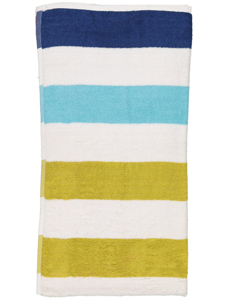 Velour Stripe Beach Towel