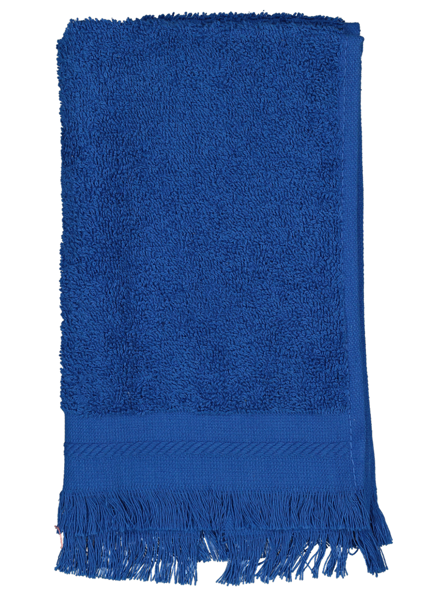 Fringe Guest Towel Blue