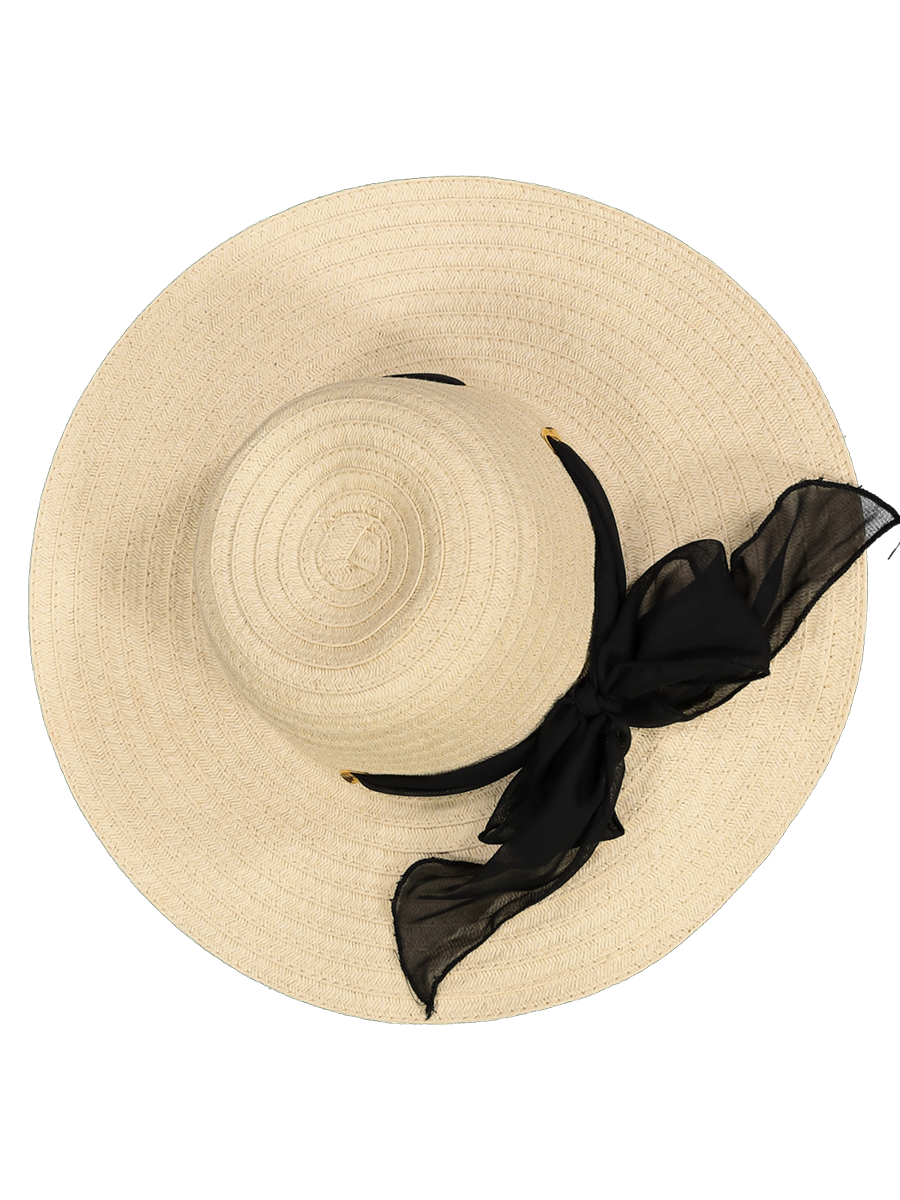 Wide Brim Hat Beige