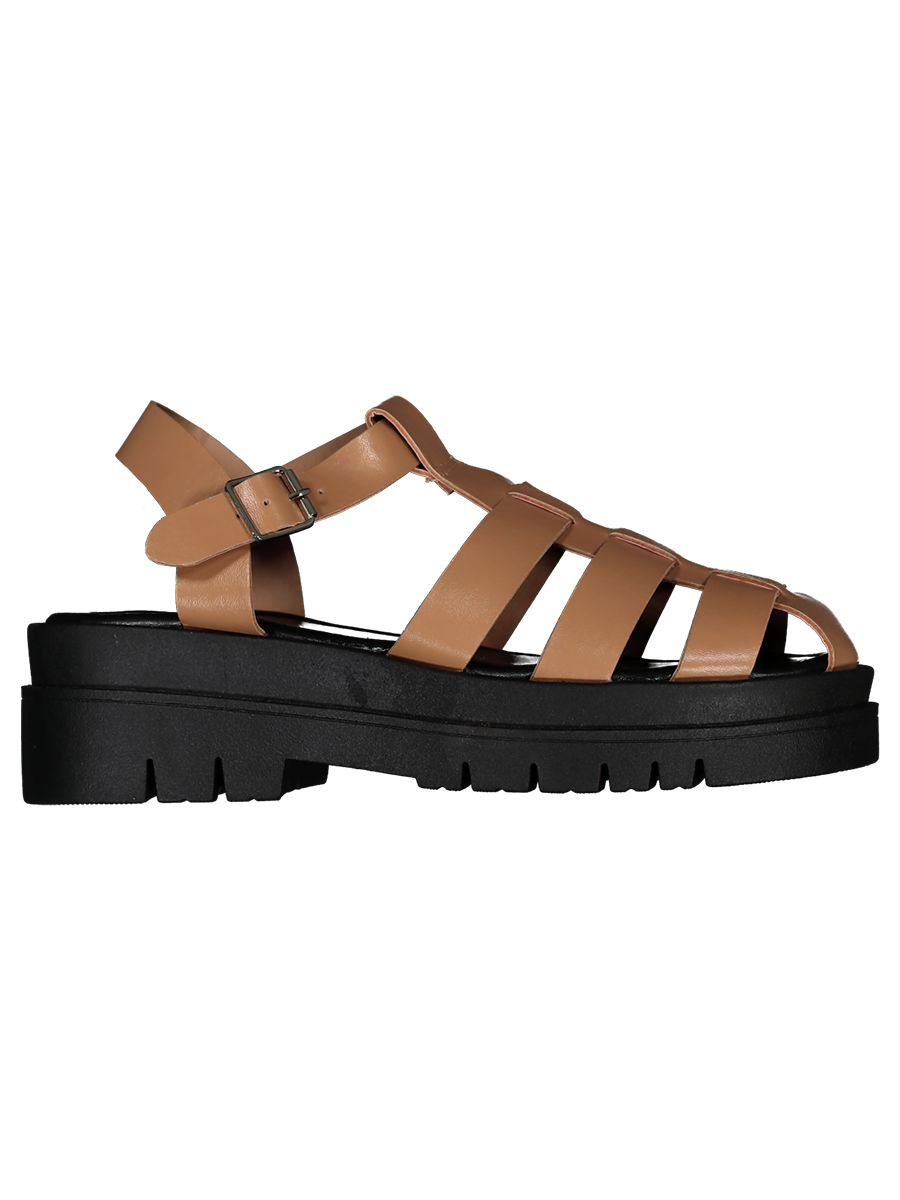 Chunky Caged Sandals