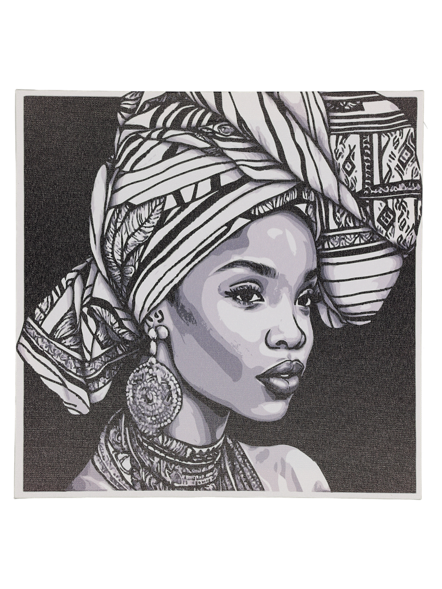African Lady Canvas
