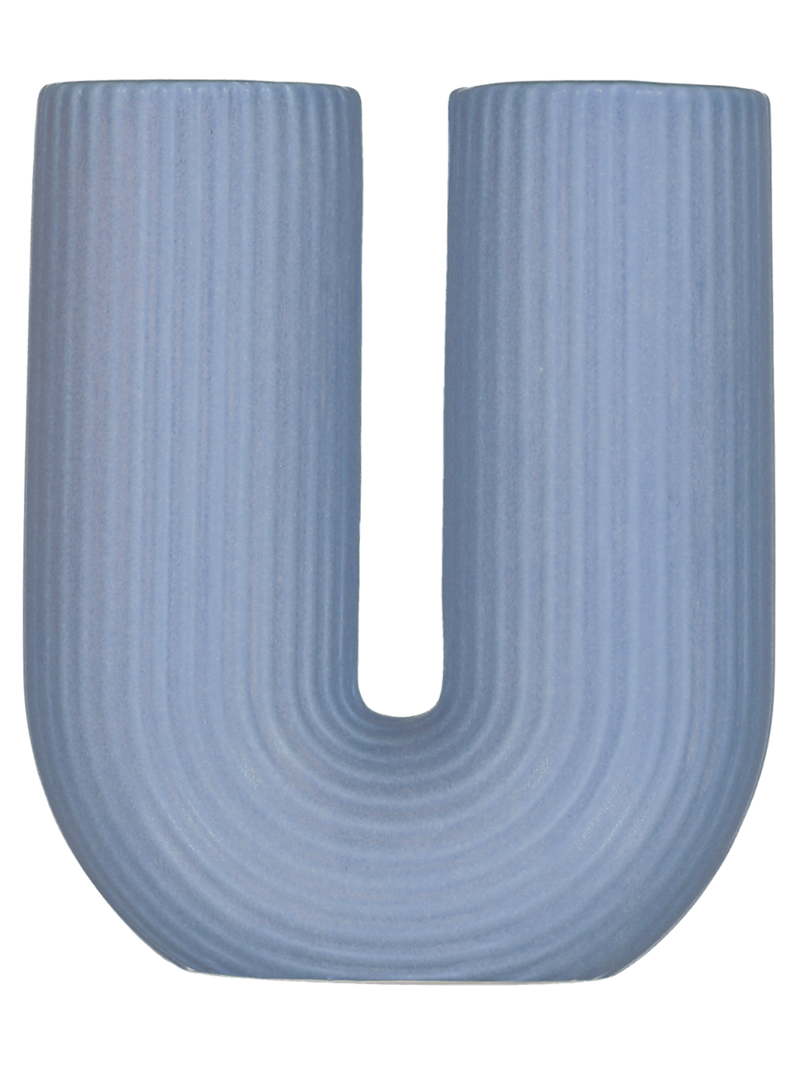 U-Shape Ceramic Vase