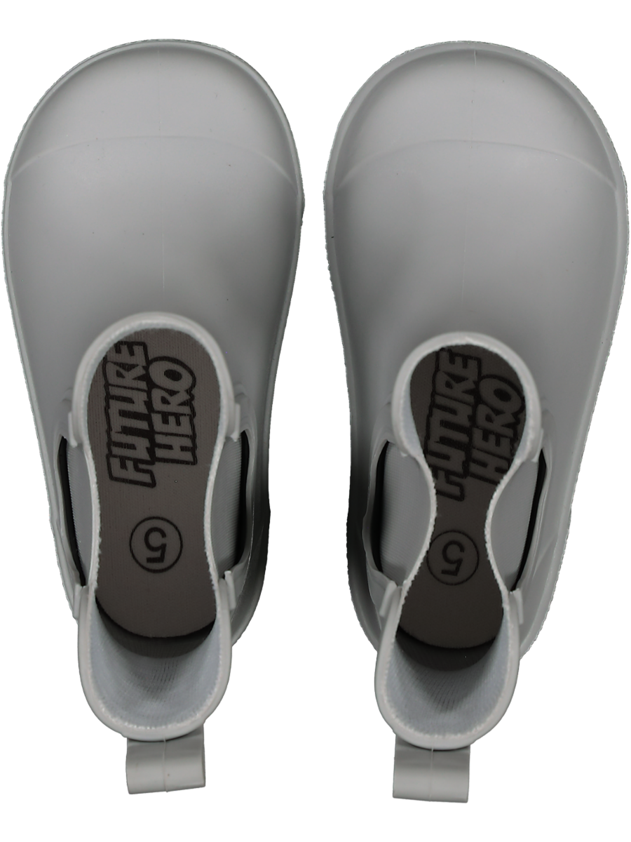 Grey Rain Boots