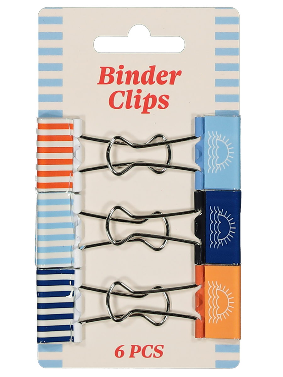 6-Piece Binder Clip Set