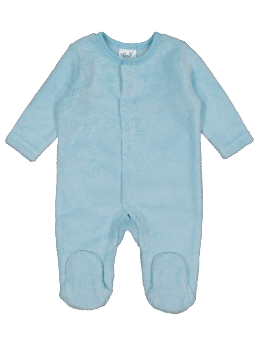 Coral Fleece Babygrow