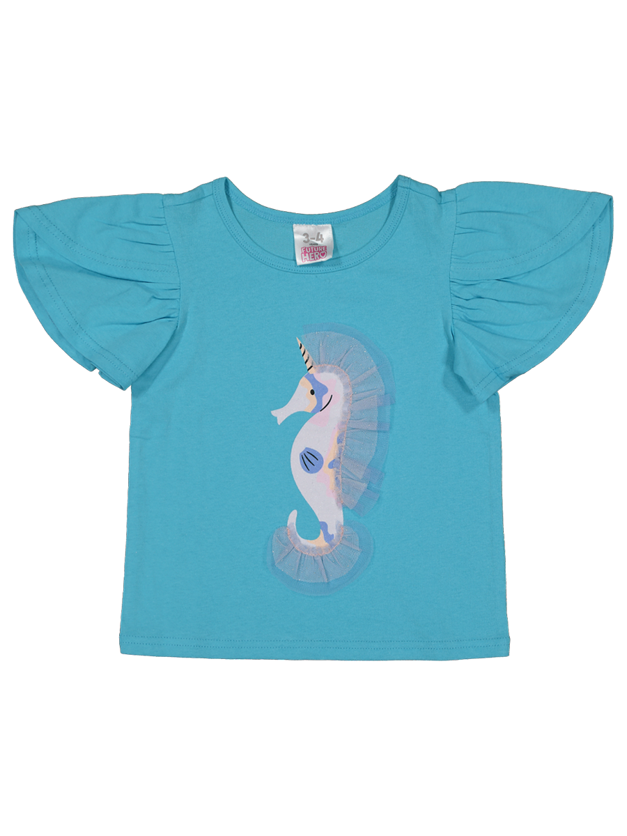 Seahorse Graphic Top