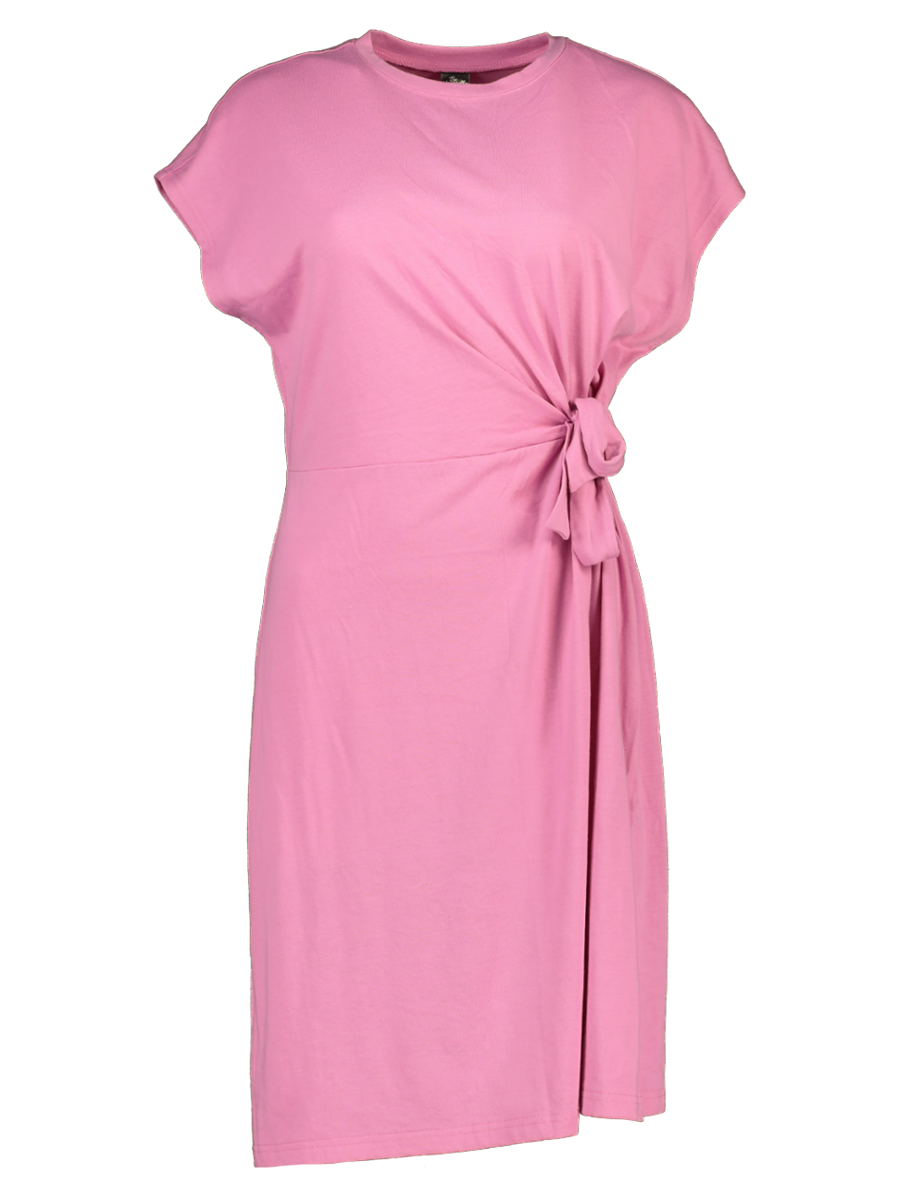 Side Knot Mini T-Shirt Dress