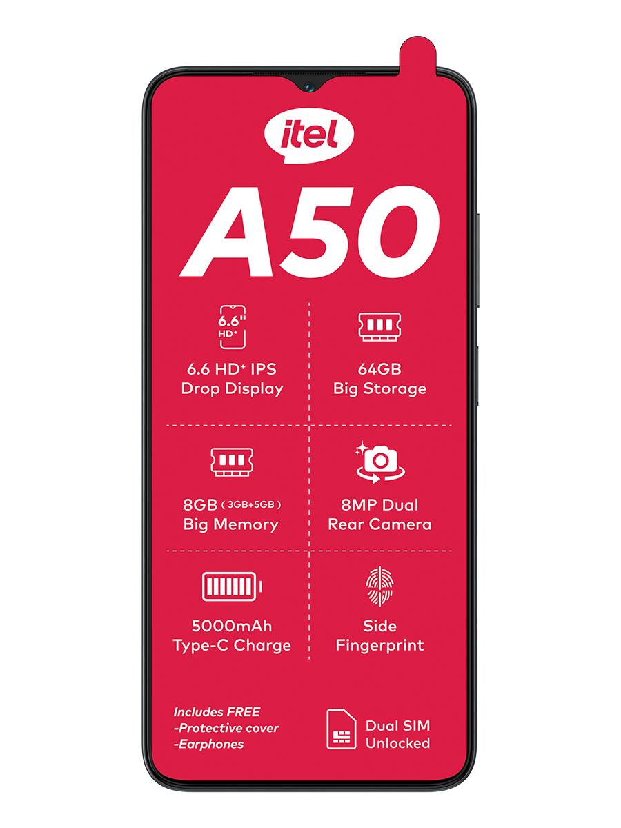 Itel A50