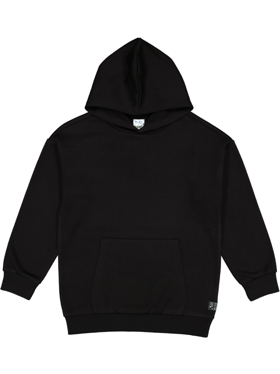 Black Pullover Hoodie